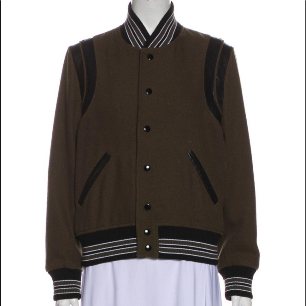 Saint Laurent Teddy bomber jacket!